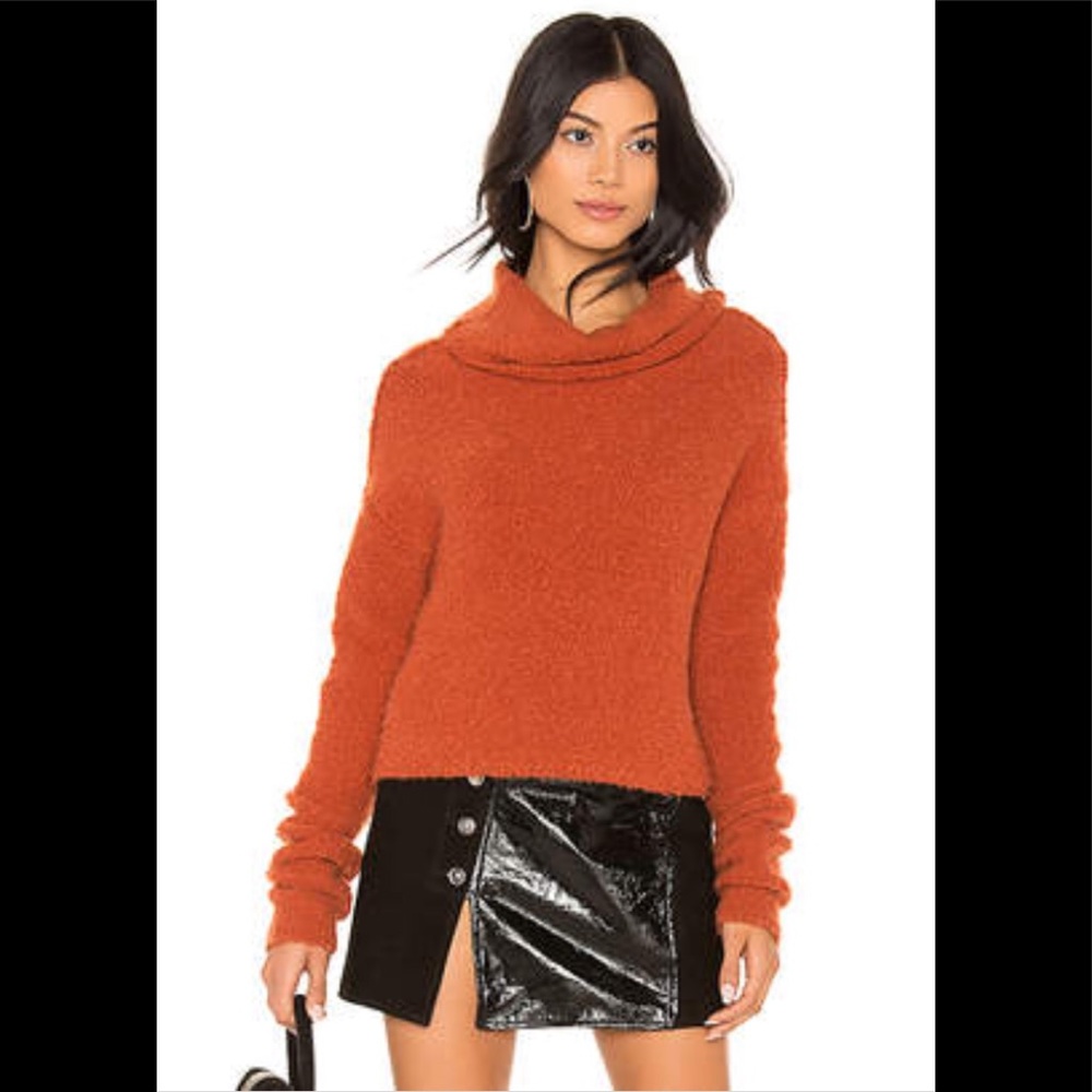 Free People Terracotta Sweater Pullover